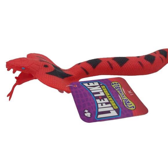 Cobra Snake Life-Like Imperial Squishy Ja-Ru Toy Figure Creatures Stretchable 4+ - Picture 9 of 16